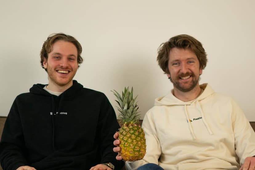 PostHog co-founders and co-ceos James Hawkins and Tim Glaser