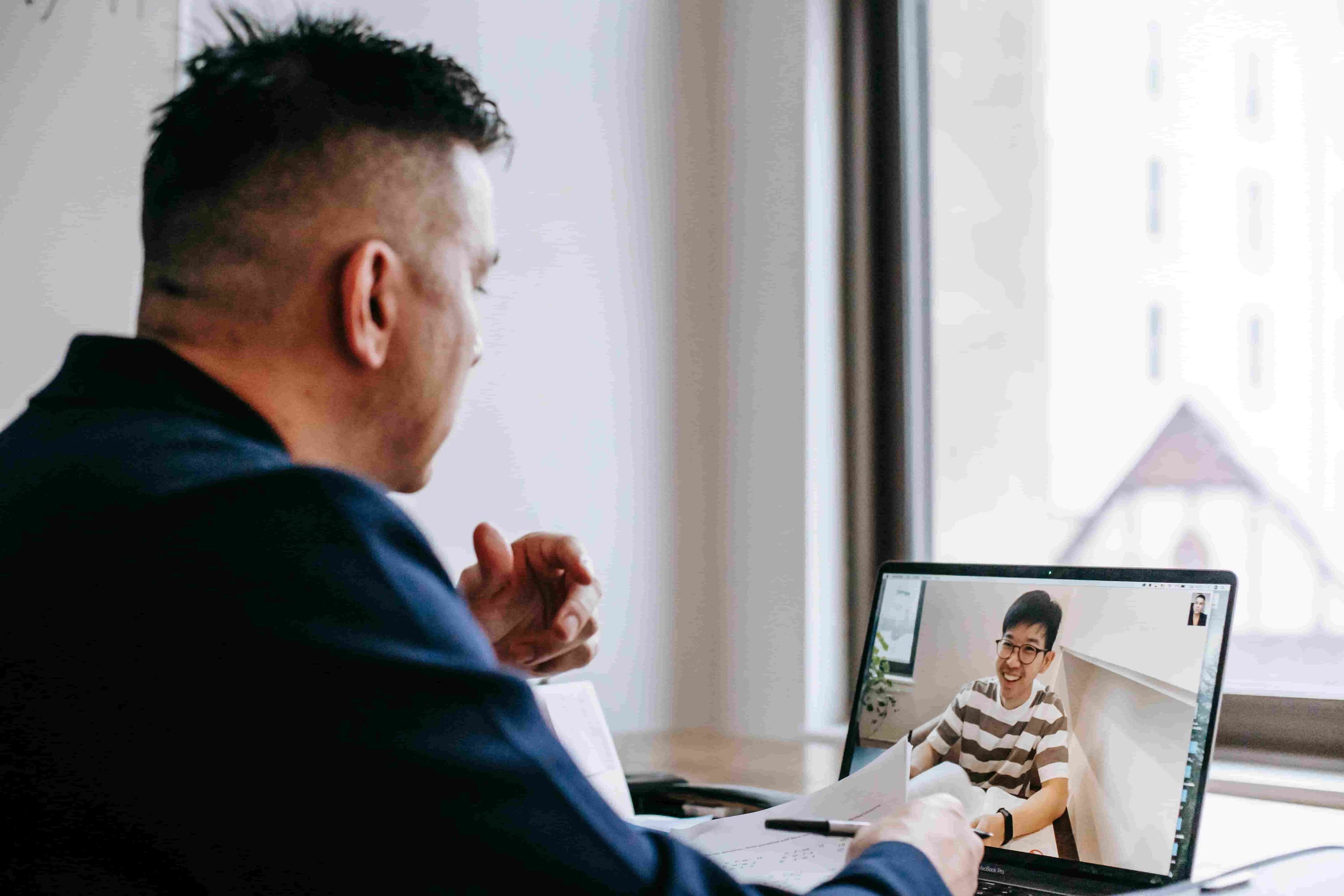 Setting up a professional interview space