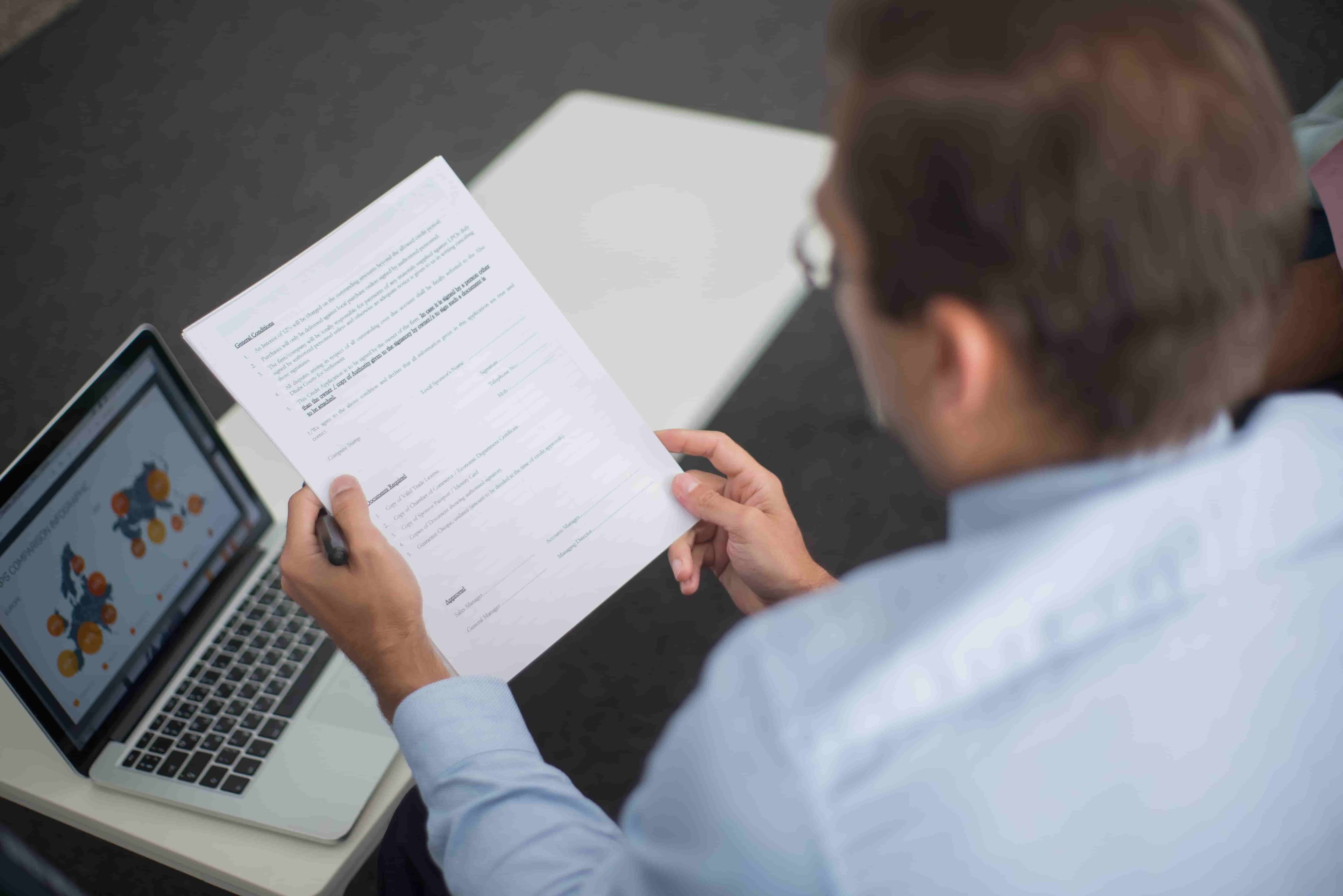 Reviewing a CV