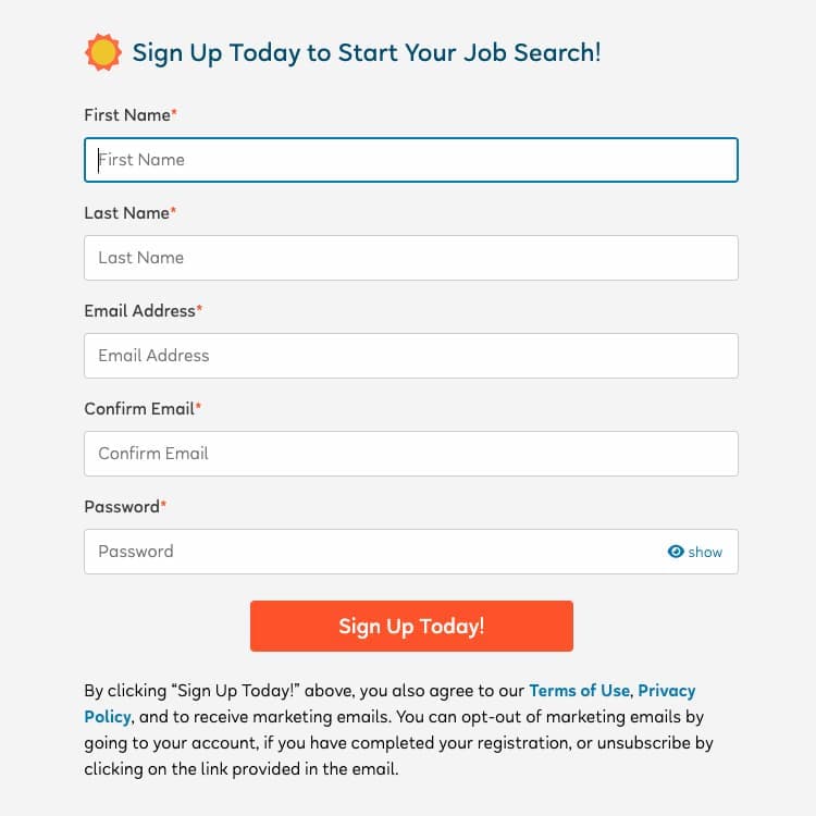 FlexJobs screenshot