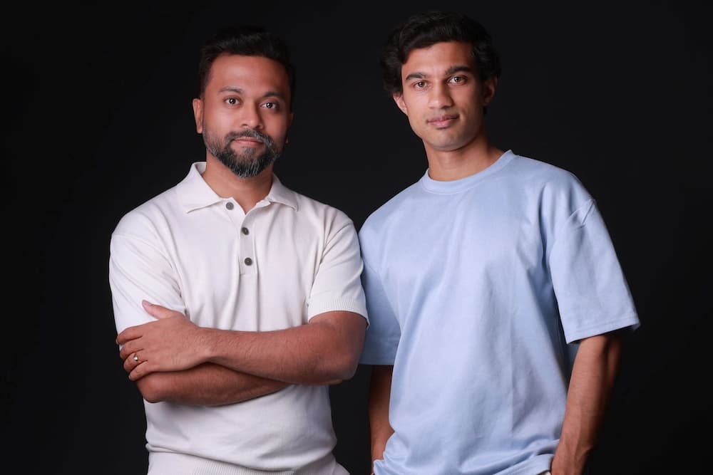 Rafie Faruq and Nitish Mutha, Co-Founders of Genie AI